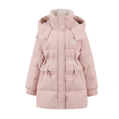 加大码280斤胖mm中长款羽绒服女