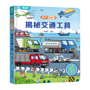 青葫芦揭秘翻翻书系列全套 揭秘化学 夜晚 地下 适合234567岁儿童3d立体书 益智启蒙类早教书籍 幼小衔接课外阅读科普书籍亲子互动