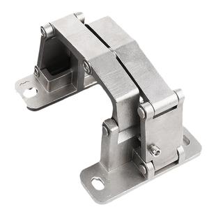 不锈钢防火消防干挂石材门铰链管井门合页二维可调暗门隐形铰直销