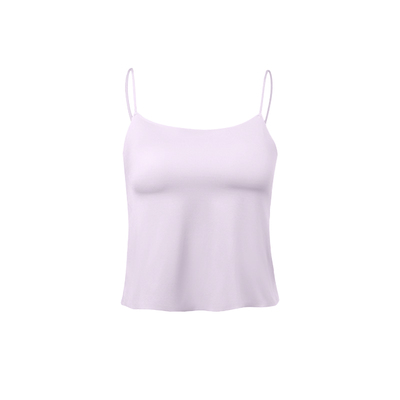 半醒大码可调节细吊带带胸垫背心