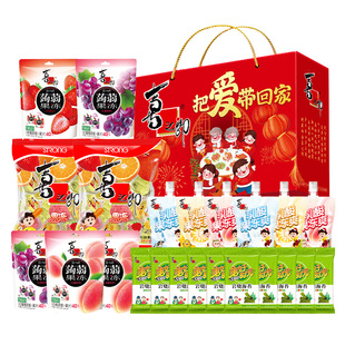 【直播推荐】喜之郎新年货礼盒果冻海苔礼箱儿童零食大礼包送礼