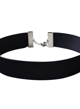 不掉色宽款choker简约女细款项圈