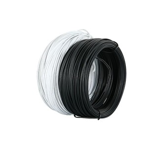 电镀锌铁丝扎线葡萄枝条扎丝包塑铁芯扎带捆光缆电源线绑丝线扎条