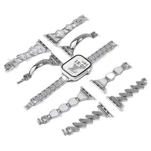 【银色合集】AppleWatchS10金属表带9不锈钢苹果手表S11表带细款磁吸适用iWatchSE/7/6/8表带小众女款456夏日