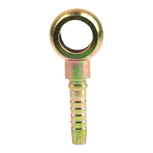 高压油管接头圆球扁接头型铰接烟斗回油管螺丝液压亚大软管尼龙管