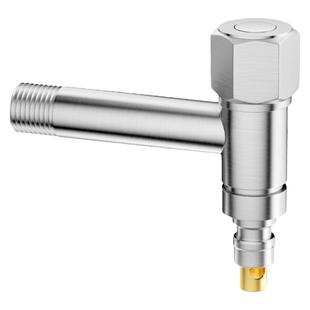 304不锈钢全自动洗衣机三角阀水龙头家用4分自动止水防脱落一分二