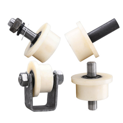 T型尼龙槽钢滑轮/货梯升降机轨道轮/地铁矿山火车槽轮/方钢滑轮