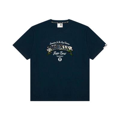 Aape经典迷彩Logo字母印花T恤