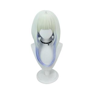 摇滚乃淑女之嗜好 白矢环cos假发头皮顶短发渐变仿真头皮顶