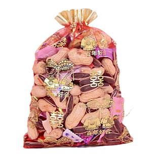 喜糖袋子婚庆用品沙袋批发结婚创意礼盒手提抽绳大号糖果袋回礼袋