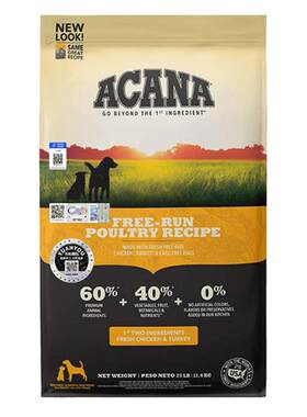 ACANA/爱肯拿草原家禽配方犬粮