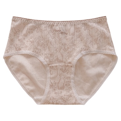 可盐可甜~BM风奶油可爱女生内裤100%全棉加长裆A类抑菌中高腰短裤