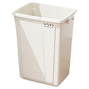 商用无盖大垃圾桶方形大容量家用厨房超大号20升卫生桶教室垃圾箱