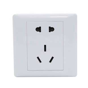 正泰86型面板二三插 5孔 五孔16A插座16A空调热水器220V/250V暗装