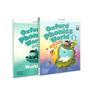 现货新版牛津自然拼读教材oxford phonics world1-5级别牛津树自然拼读零基础字母发音规则幼少儿自然拼读教材牛津opw音标中图正版