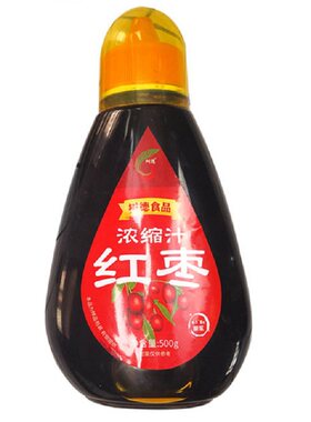 山西树德红枣浓缩汁500克