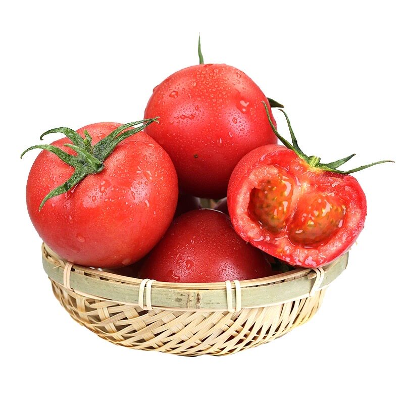 老店【欧会长甄选】攀枝花米易沙瓤番茄新鲜蔬菜西红柿5斤8斤