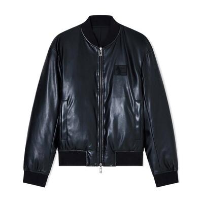 AX/阿玛尼男士拉链标识贴片棉服