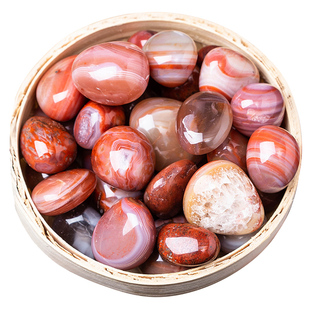 鹅卵石南京雨花石原石天然五彩石鱼缸彩色小石头子造景花盆栽铺面