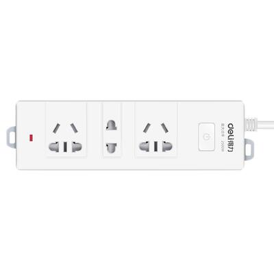 usb拖线板得力多功能插座