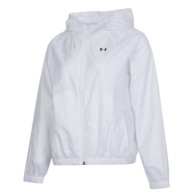 安德玛连帽外套女运动梭织夹克