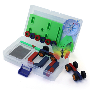 科学实验磁铁U型马蹄条形小学生磁铁套装磁悬浮指南针磁粉