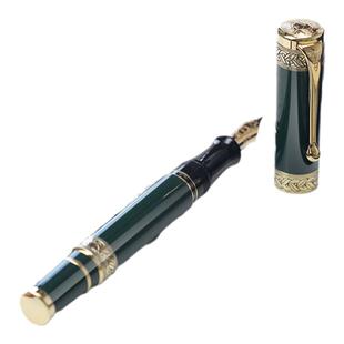 意大利AURORA奥罗拉DANTE INFERNO绿但丁18K玫瑰金纪念限量金尖