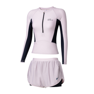 回力女士分体泳衣泡温泉专用泳衣套装长袖游泳衣2026新款防晒泳装