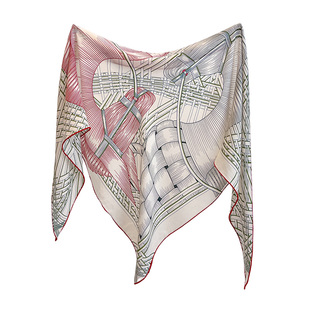 真丝丝巾女2025新款秋季薄款丝毛大三角巾披肩外搭高端羊毛围巾冬