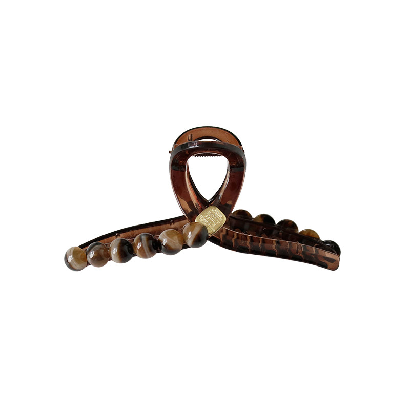 韩国气质晕染咖抓夹女大号高级感发量多夹子头饰发夹后脑勺鲨鱼夹