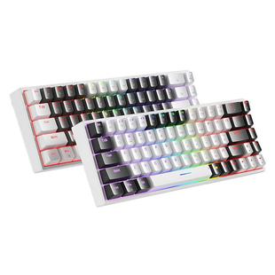 BOW 热插拔小型68键机械键盘有线茶轴红轴外接笔记本电脑61/87键