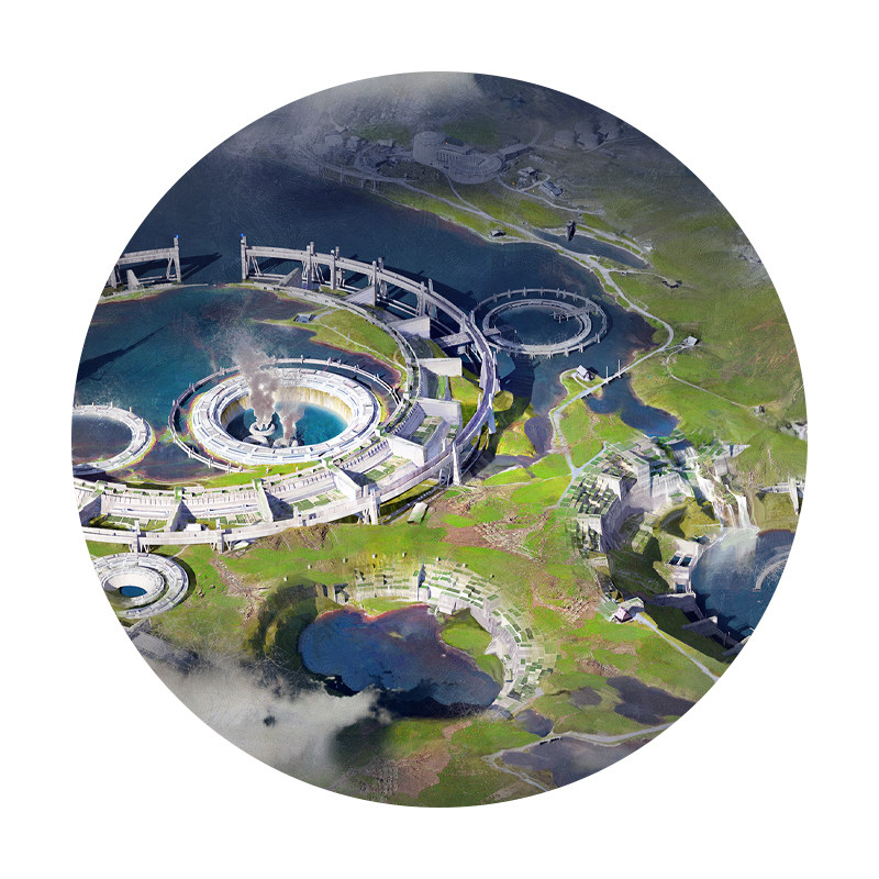 翼狐Blender/ps教程场景创建大城市案例草图建模渲染教学视频课程