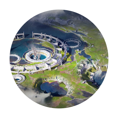 翼狐Blender/ps教程场景创建大城市案例草图建模渲染教学视频课程