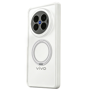 【磁吸支点壳】适用vivo X Fold6手机壳新款亲肤磨砂镜头双屏全包高级简约双中轴防摔旋转支架保护套透明裸感