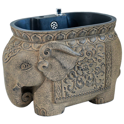 户外院子拖把池大象墩布池中式