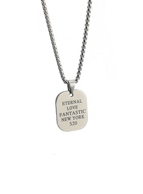 情侣520吊坠项链爱的礼物项链