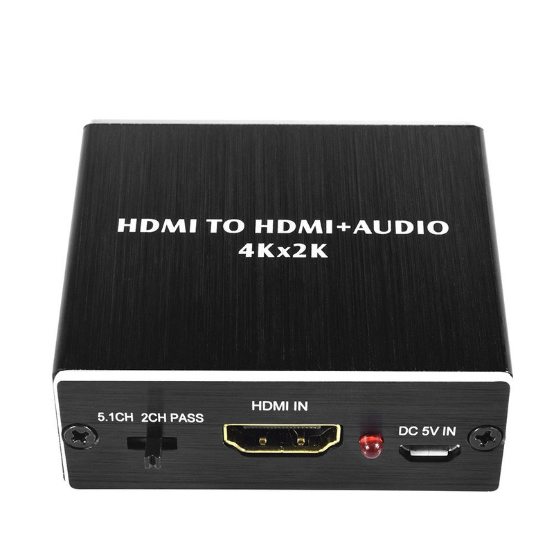 HDMI光纤音频分离器解码器4k高清HDMI转换器带3.5m接口SPDIF音频