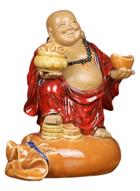 蚂蚁工匠陶瓷摆件中式客厅聚财