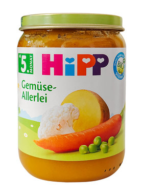 Hipp婴幼儿菜花土豆胡萝卜蔬菜泥