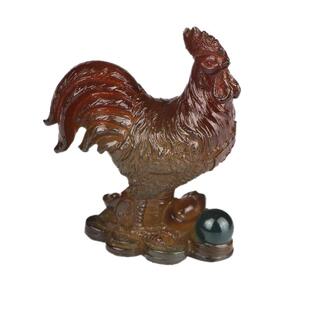 变色12生肖属相小公鸡茶宠茶玩摆件茶盘茶几茶桌功夫茶具茶道零配