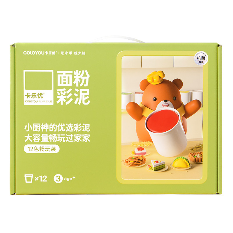 卡乐优面粉彩泥橡皮泥