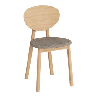 森川家具实木餐椅简约现代休闲靠背椅北欧餐厅卧室梳妆椅书房椅子