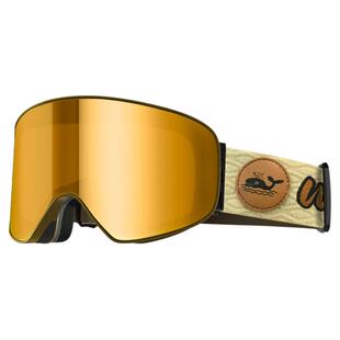 鲸鱼WHALE柱面滑雪眼镜护目镜男女单双板滑雪镜防雾滑雪装备5100