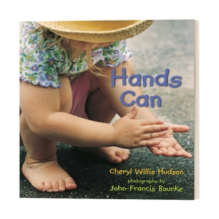 英文原版绘本 Hands Can 手可以做的事 纸板书绘本 帮助幼儿动手探索世界 英文版 进口英语原版书籍儿童外文书