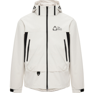 MWO高山流水 轻户外系列l明星同款logo冲锋衣外套 男女同款