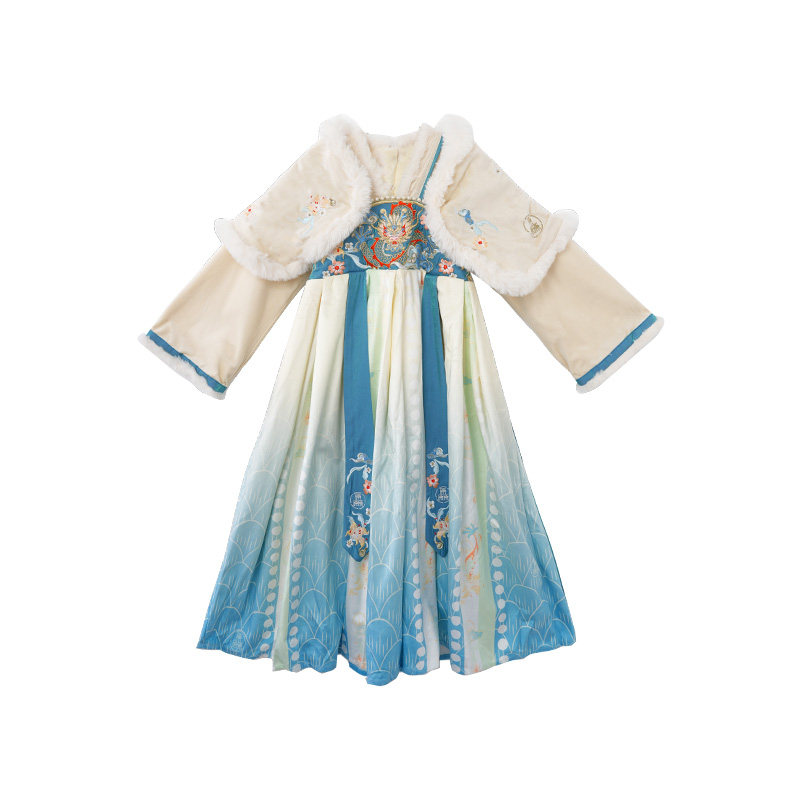 厵YUAN中大童汉服中国风连衣裙