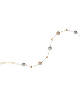 不褪色满天星茶灰色珍珠手链小众温柔时尚气质锁骨链精致百搭