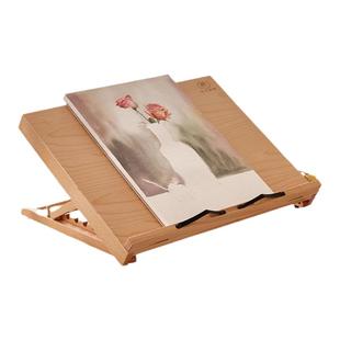 ECO儿童初学者水彩专用画板架绘画桌面台式画架折叠木质4开8K画板