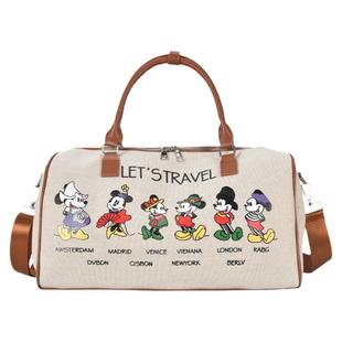 旅行包女手提大容量短途出差便携收纳行李包防水大容量运动健身包