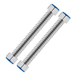304不锈钢波纹管4分金属防爆接马桶热水器进水管冷热家用软管水管
